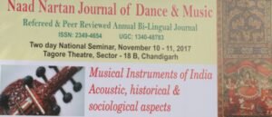 Naad – Nartan Journal of Dance and Music