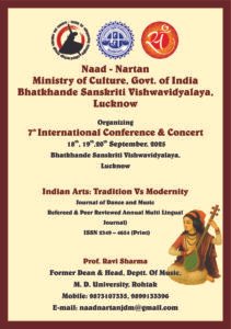 Naad – Nartan Journal of Dance and Music